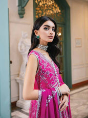 ROHEENAZ Luxury Kalidaar Chiffon Unstitched 3Pc Suit RNZ22-04 Bahaar