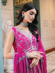 ROHEENAZ Luxury Kalidaar Chiffon Unstitched 3Pc Suit RNZ22-04 Bahaar