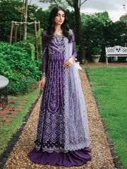 ROHEENAZ Luxury Kalidaar Chiffon Unstitched 3Pc Suit RNZ22-08 Amaya