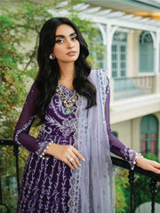 ROHEENAZ Luxury Kalidaar Chiffon Unstitched 3Pc Suit RNZ22-08 Amaya