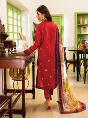 Roheenaz Tabeer Embroidered Lawn Unstitched 3 Piece Suit RNZ23-01-B