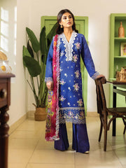 Roheenaz Tabeer Embroidered Lawn Unstitched 3 Piece Suit RNZ23-03-A