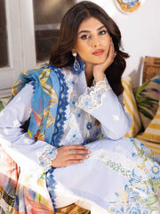 Roheenaz Tabeer Embroidered Lawn Unstitched 3 Piece Suit RNZ23-04-A