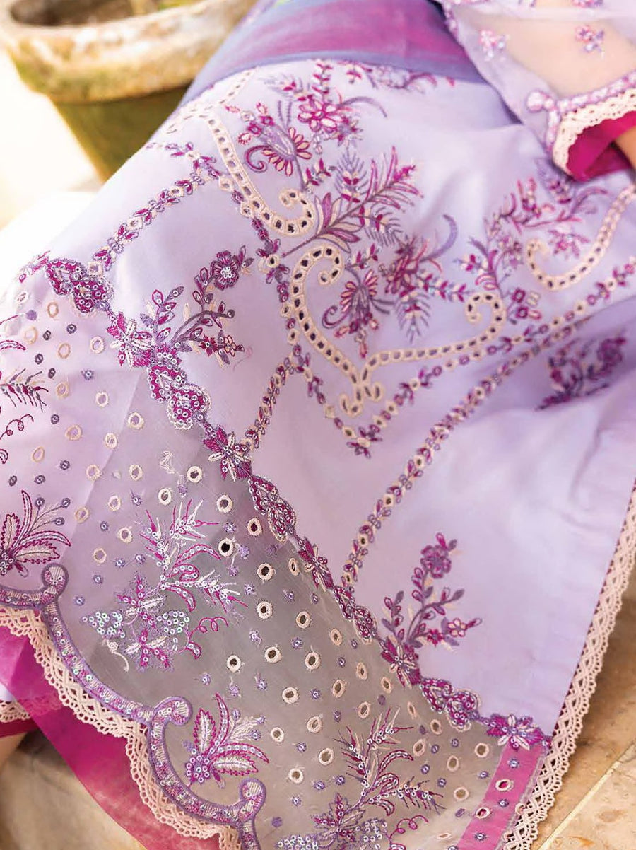 Roheenaz Tabeer Embroidered Lawn Unstitched 3 Piece Suit RNZ23-05-A