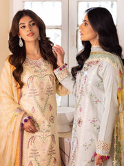 Roheenaz Tabeer Embroidered Lawn Unstitched 3 Piece Suit RNZ23-07-B