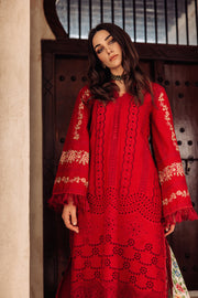 Saira Rizwan Embroidered Luxury Lawn Unstitched 3Pc Suit ROISE SR-05