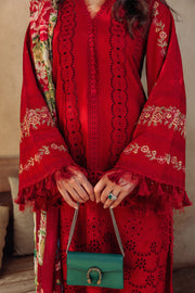 Saira Rizwan Embroidered Luxury Lawn Unstitched 3Pc Suit ROISE SR-05