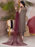 Afreen by Zarif Unstitched Luxury Formal 3 Piece Suit ZA-10 DOVE