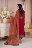 Afreen by Zarif Unstitched Luxury Formal 3 Piece Suit ZA-08 GARNET