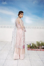 DAHAB by Sumaria’s Couture Festive Unstitched 3Pc Suit D-01 Rosa