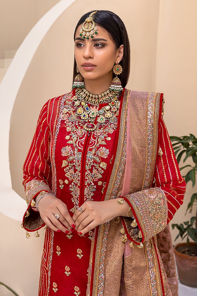 Rang Rasiya by Fahad Hussyan Heritage Collection 3Pc Suit - RAJWARAA - FaisalFabrics.pk