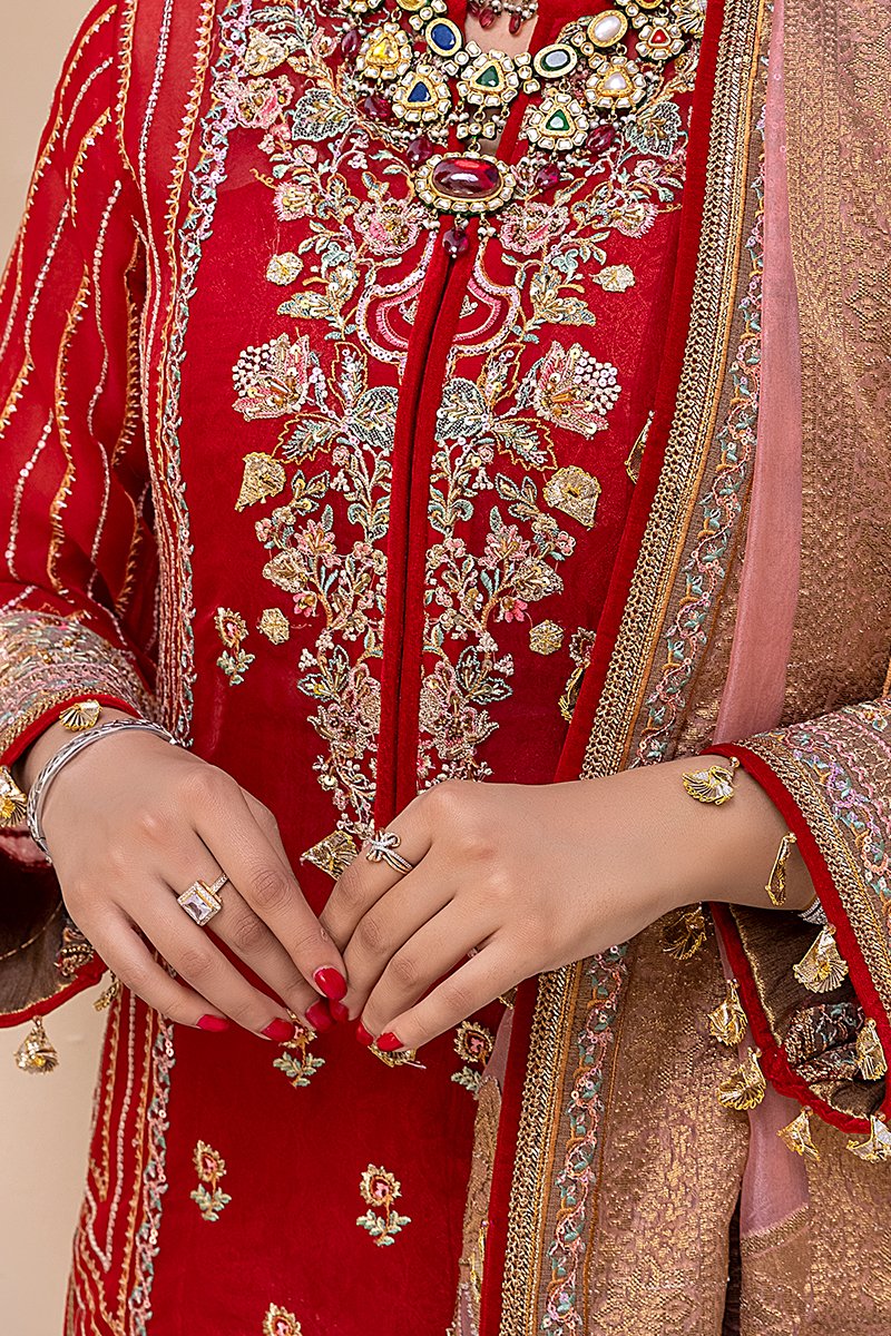 Rang Rasiya by Fahad Hussyan Heritage Collection 3Pc Suit - RAJWARAA - FaisalFabrics.pk