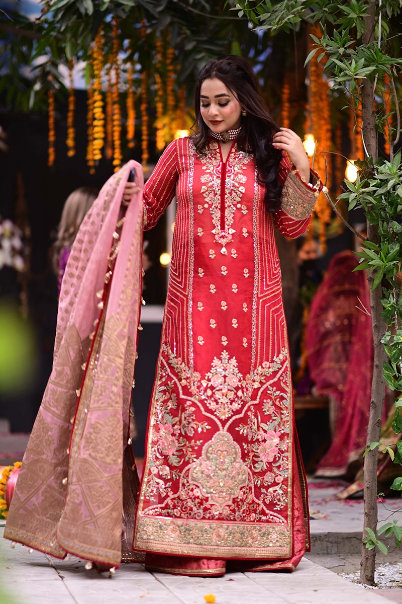 Rang Rasiya by Fahad Hussyan Heritage Collection 3Pc Suit - RAJWARAA - FaisalFabrics.pk