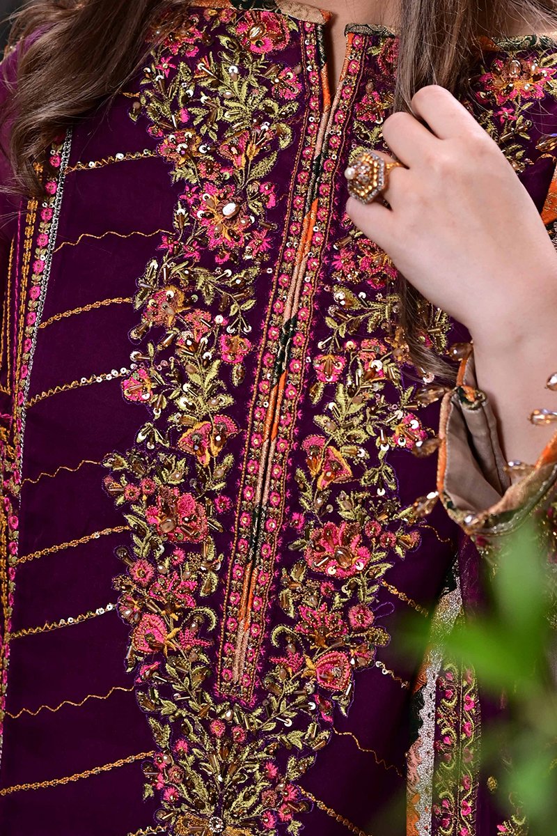 Rang Rasiya by Fahad Hussyan Heritage Collection 3Pc Suit - NAVRAAT - FaisalFabrics.pk