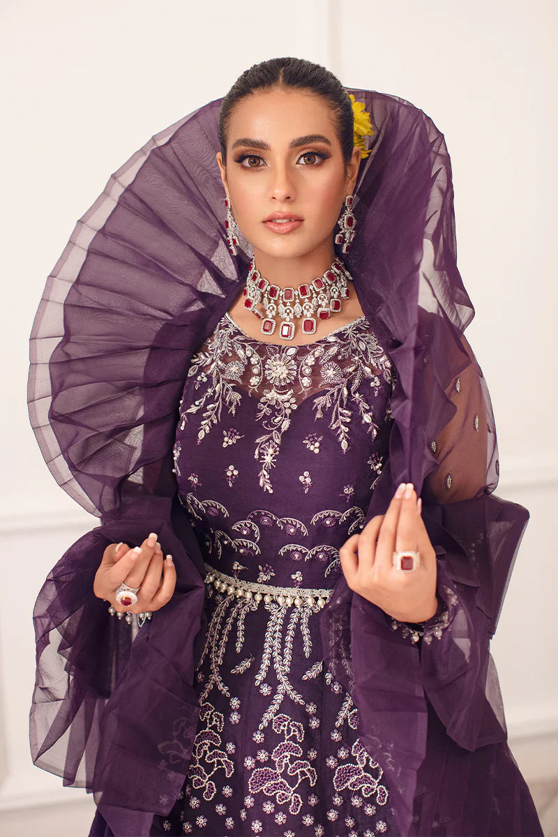 Rang Rasiya Ritzier Wedding Formals Unstitched 3Pc Suit - UMBER