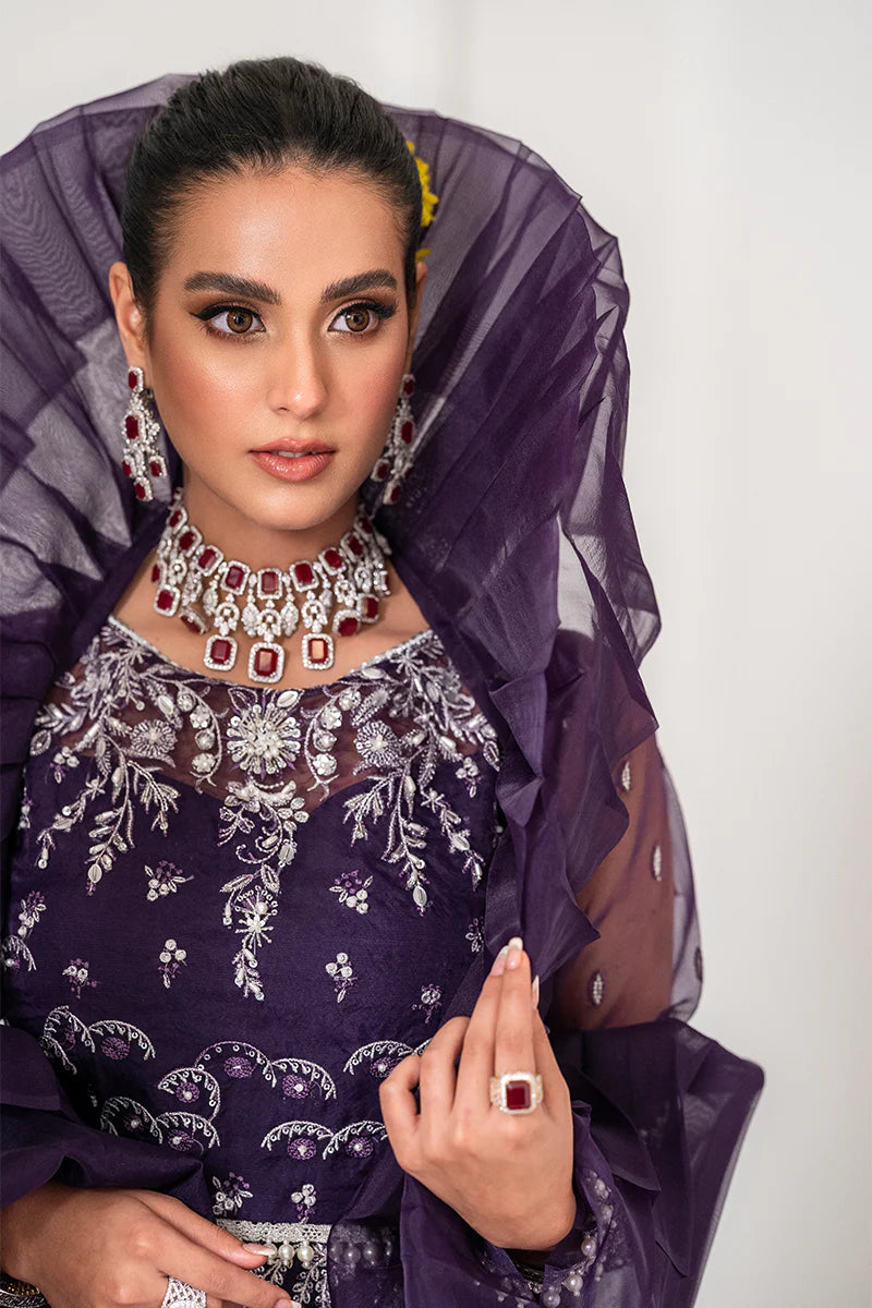 Rang Rasiya Ritzier Wedding Formals Unstitched 3Pc Suit - UMBER