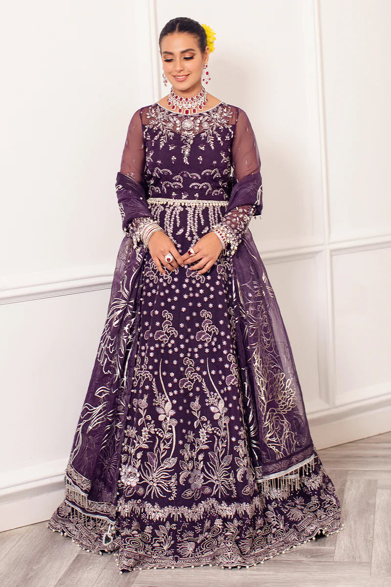 Rang Rasiya Ritzier Wedding Formals Unstitched 3Pc Suit - UMBER