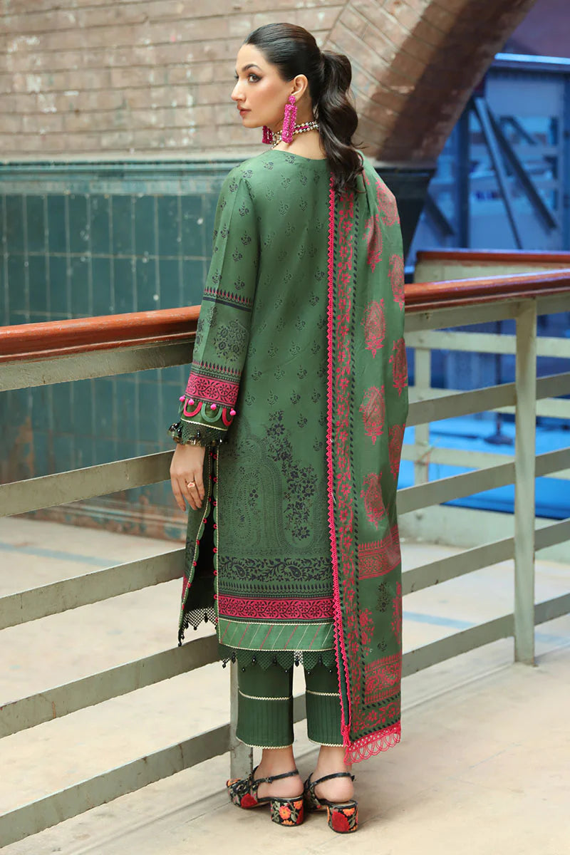 Rang Rasiya Safarnama Embroidered Khaddar Unstitched 3Pc D-14 Zaira