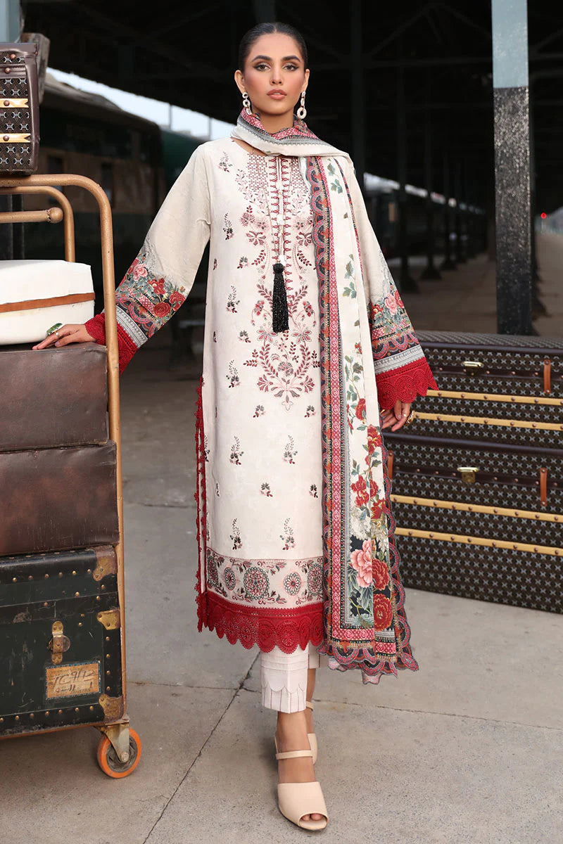 Rang Rasiya Safarnama Embroidered Khaddar Unstitched 3Pc D-15 Rija