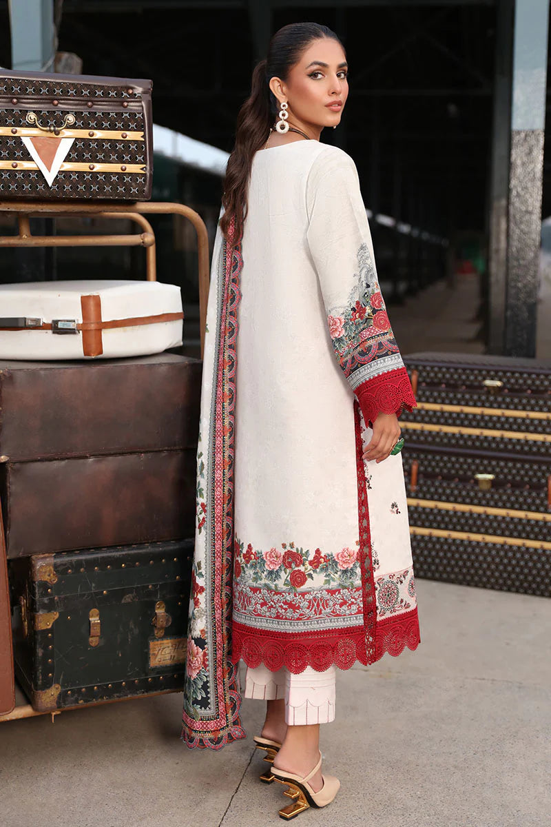 Rang Rasiya Safarnama Embroidered Khaddar Unstitched 3Pc D-15 Rija