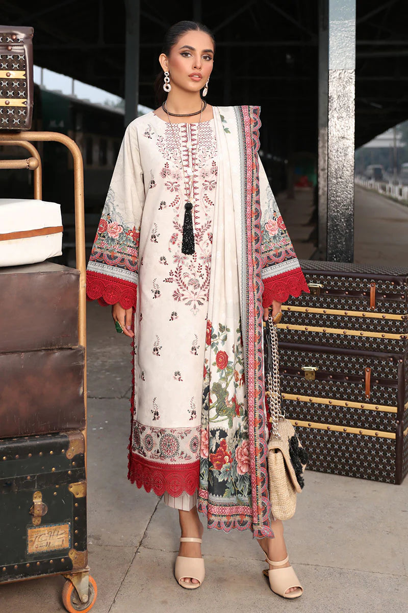Rang Rasiya Safarnama Embroidered Khaddar Unstitched 3Pc D-15 Rija