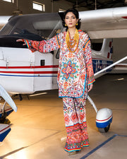 Maria Osama Khan Retro Ready to Wear 2 Piece Suit - FUSION