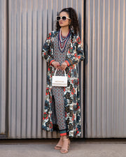 Maria Osama Khan Retro Ready to Wear 2 Piece Suit - BELLE