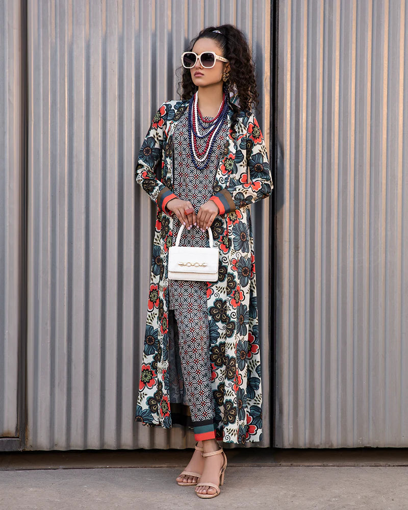 Maria Osama Khan Retro Ready to Wear 2 Piece Suit - BELLE