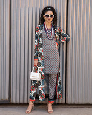 Maria Osama Khan Retro Ready to Wear 2 Piece Suit - BELLE
