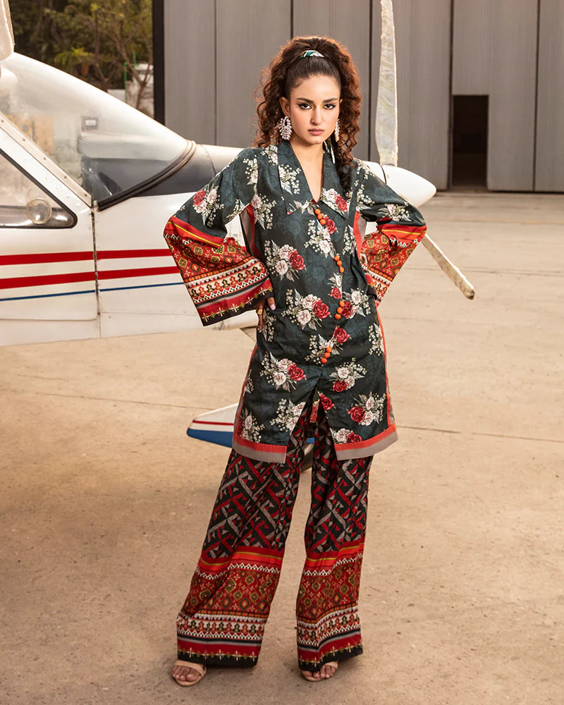 Maria Osama Khan Retro Ready to Wear 2 Piece Suit - URBANE