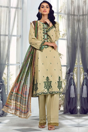Sehr by Raaya Pre-Eid collection 2021 Unstitched 3Pc Suit RS-D02 - FaisalFabrics.pk