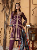 RAAYA Winter'21 Embroidered Linen Unstitched 3PC Suit D-08 Mayr