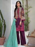 RajBari Premium Voil Edit '21 Embroidered Lawn Suit 3 Piece RB-1B - FaisalFabrics.pk