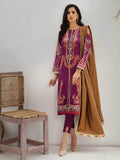 RajBari Premium Voil Edit '21 Embroidered Lawn Suit 3 Piece RB-7B - FaisalFabrics.pk