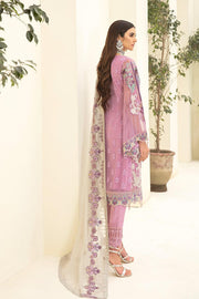 Ramsha Chevron Vol-03 Luxury Chiffon Collection 2021 3pc Suit A-301 - FaisalFabrics.pk