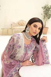 Ramsha Chevron Vol-03 Luxury Chiffon Collection 2021 3pc Suit A-301 - FaisalFabrics.pk