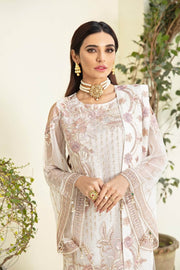 Ramsha Chevron Vol-03 Luxury Chiffon Collection 2021 3pc Suit A-304 - FaisalFabrics.pk