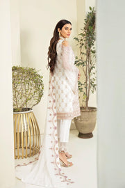 Ramsha Chevron Vol-03 Luxury Chiffon Collection 2021 3pc Suit A-304 - FaisalFabrics.pk