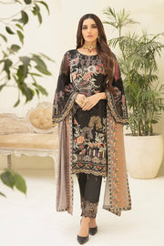Ramsha Chevron Vol-03 Luxury Chiffon Collection 2021 3pc Suit A-305 - FaisalFabrics.pk