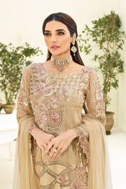 Ramsha Chevron Vol-03 Luxury Chiffon Collection 2021 3pc Suit A-312 - FaisalFabrics.pk