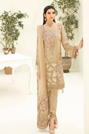 Ramsha Chevron Vol-03 Luxury Chiffon Collection 2021 3pc Suit A-312 - FaisalFabrics.pk