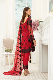 Ramsha Luxury Embroidered Chiffon Unstitched 3Pc Suit F-1905 - FaisalFabrics.pk