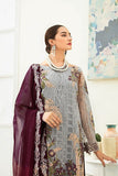 Ramsha Luxury Embroidered Chiffon Unstitched 3Pc Suit F-1909 - FaisalFabrics.pk