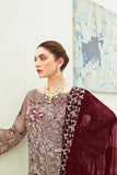 Ramsha Luxury Embroidered Chiffon Unstitched 3Pc Suit F-1911 - FaisalFabrics.pk