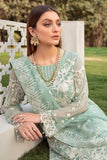 Ramsha Vol-20 Embroidered Luxury Chiffon Unstitched 3PCS Suit F-2002 - FaisalFabrics.pk
