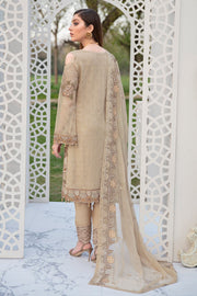 Ramsha Vol-20 Embroidered Luxury Chiffon Unstitched 3PCS Suit F-2007 - FaisalFabrics.pk