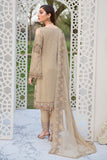 Ramsha Vol-20 Embroidered Luxury Chiffon Unstitched 3PCS Suit F-2007 - FaisalFabrics.pk