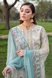 Ramsha Vol-20 Embroidered Luxury Chiffon Unstitched 3PCS Suit F-2008 - FaisalFabrics.pk