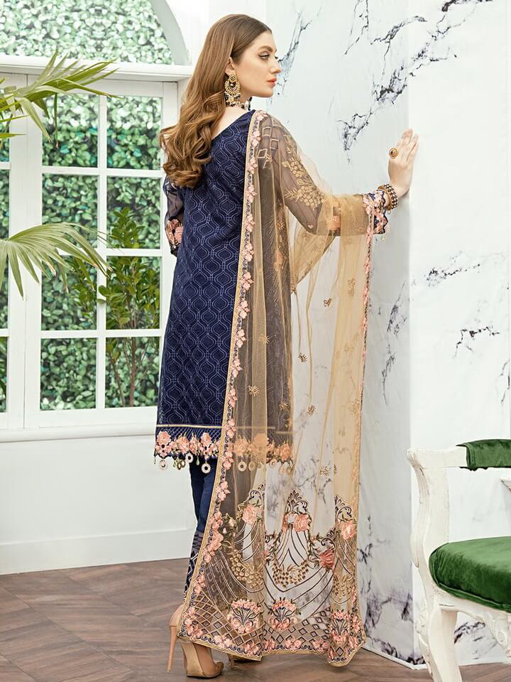 Ramsha Minhal Organza Collection Vol 12 - M 1209