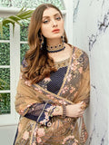 Ramsha Minhal Vol 2 Embroidered Organza Collection 2020 3Pc Suit M-201 - FaisalFabrics.pk